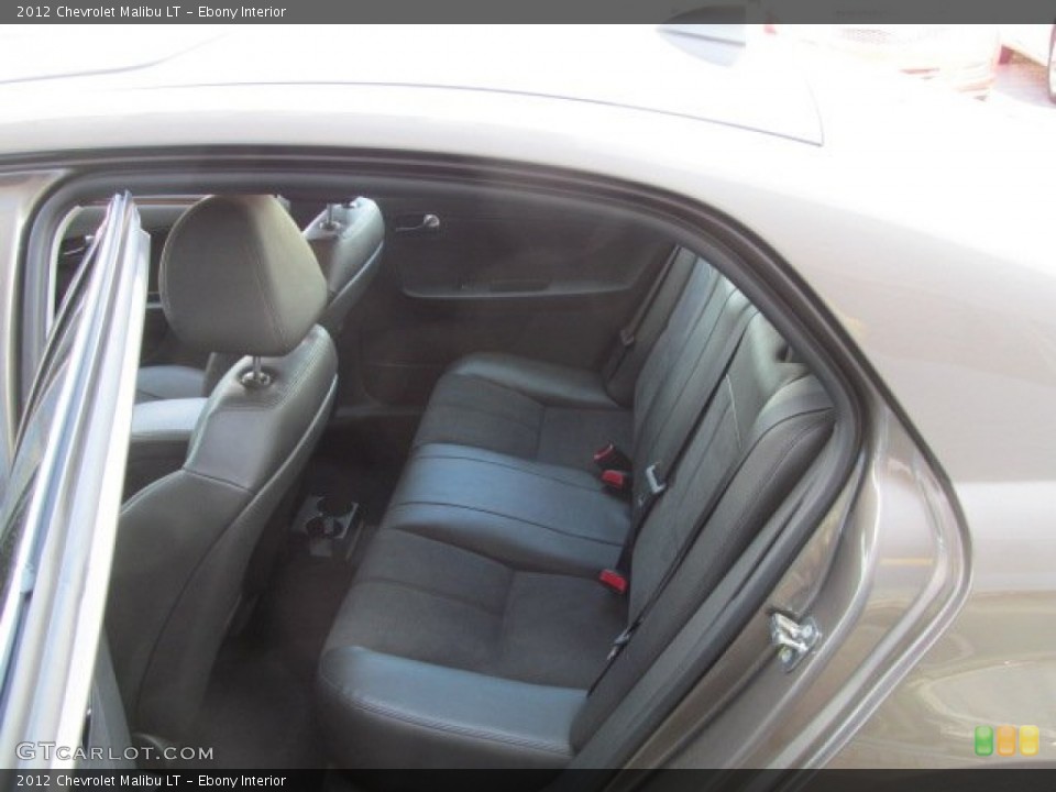 Ebony Interior Rear Seat for the 2012 Chevrolet Malibu LT #70006786