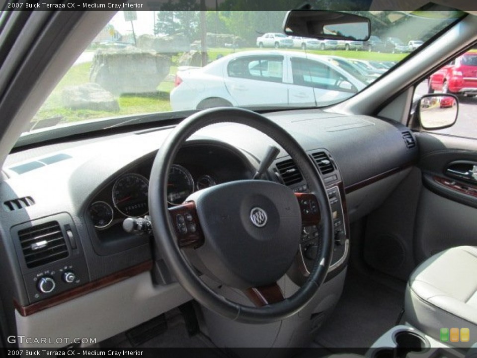 Medium Gray Interior Steering Wheel for the 2007 Buick Terraza CX #70007446