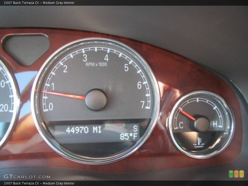 Medium Gray Interior Gauges for the 2007 Buick Terraza CX #70007582