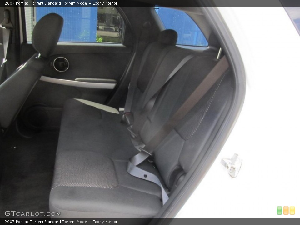 Ebony Interior Rear Seat for the 2007 Pontiac Torrent  #70008409
