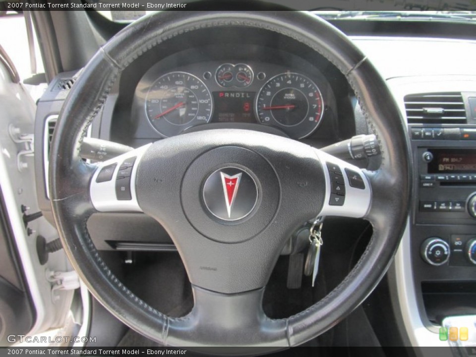 Ebony Interior Steering Wheel for the 2007 Pontiac Torrent  #70008421