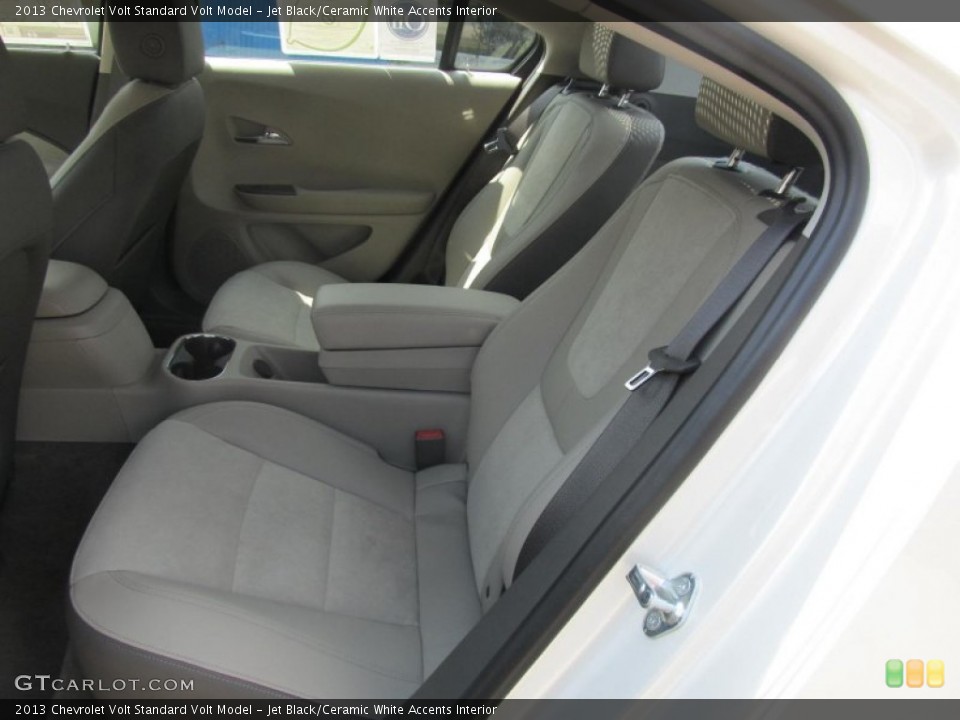 Jet Black/Ceramic White Accents Interior Rear Seat for the 2013 Chevrolet Volt  #70008684
