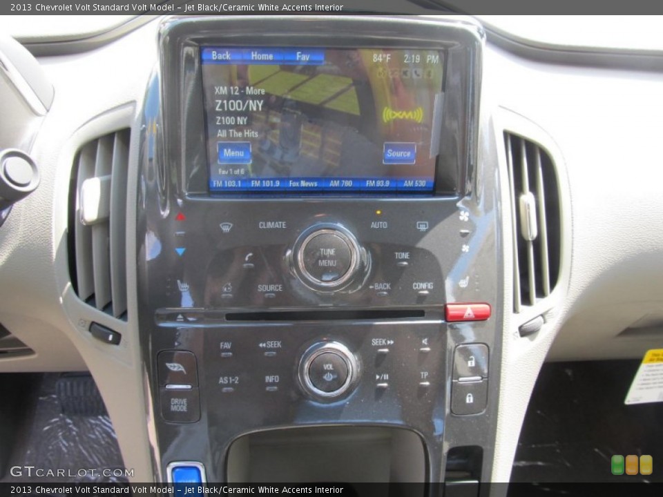 Jet Black/Ceramic White Accents Interior Controls for the 2013 Chevrolet Volt  #70008737
