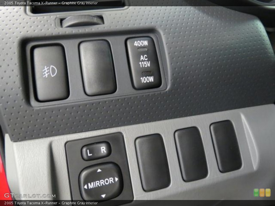 Graphite Gray Interior Controls for the 2005 Toyota Tacoma X-Runner #70008976