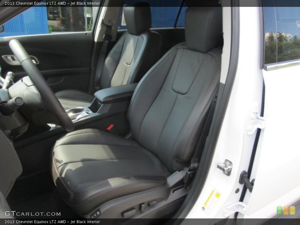 Jet Black Interior Front Seat for the 2013 Chevrolet Equinox LTZ AWD #70009685