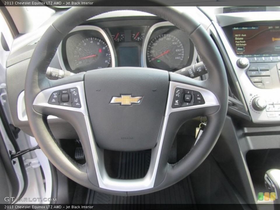 Jet Black Interior Steering Wheel for the 2013 Chevrolet Equinox LTZ AWD #70009708