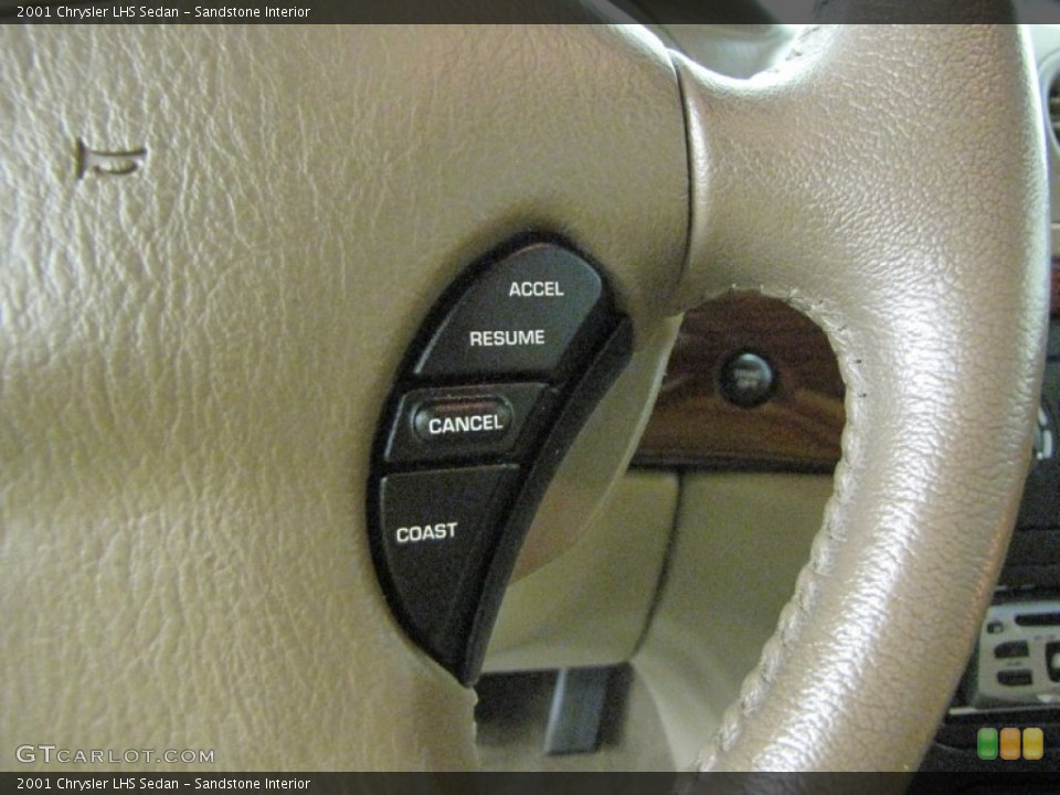 Sandstone Interior Controls for the 2001 Chrysler LHS Sedan #70011479