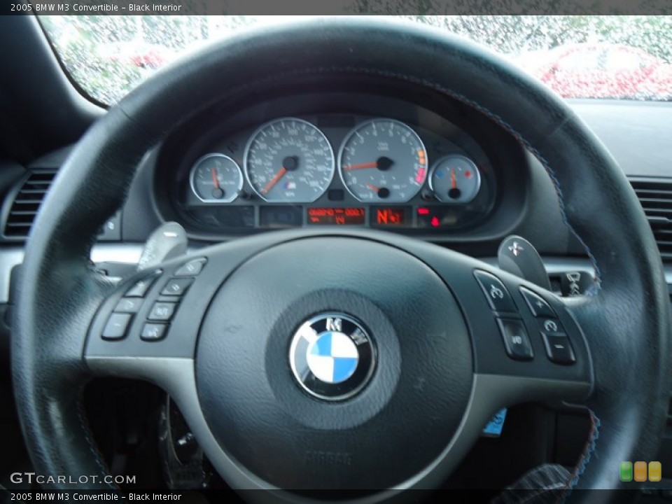 Black Interior Steering Wheel for the 2005 BMW M3 Convertible #70012502
