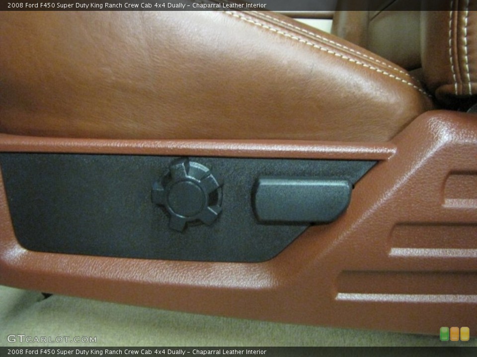 Chaparral Leather Interior Controls for the 2008 Ford F450 Super Duty King Ranch Crew Cab 4x4 Dually #70013283