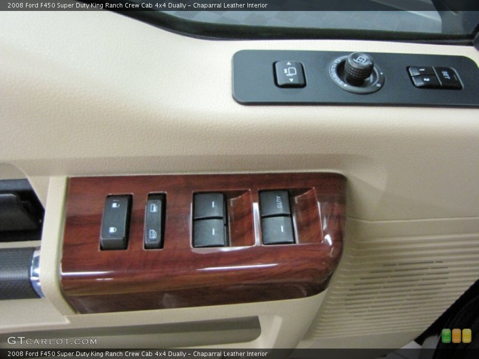 Chaparral Leather Interior Controls for the 2008 Ford F450 Super Duty King Ranch Crew Cab 4x4 Dually #70013334