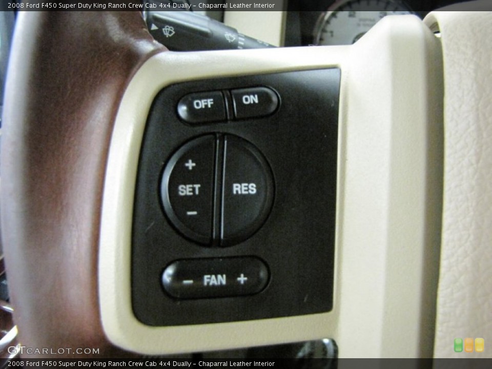 Chaparral Leather Interior Controls for the 2008 Ford F450 Super Duty King Ranch Crew Cab 4x4 Dually #70013385