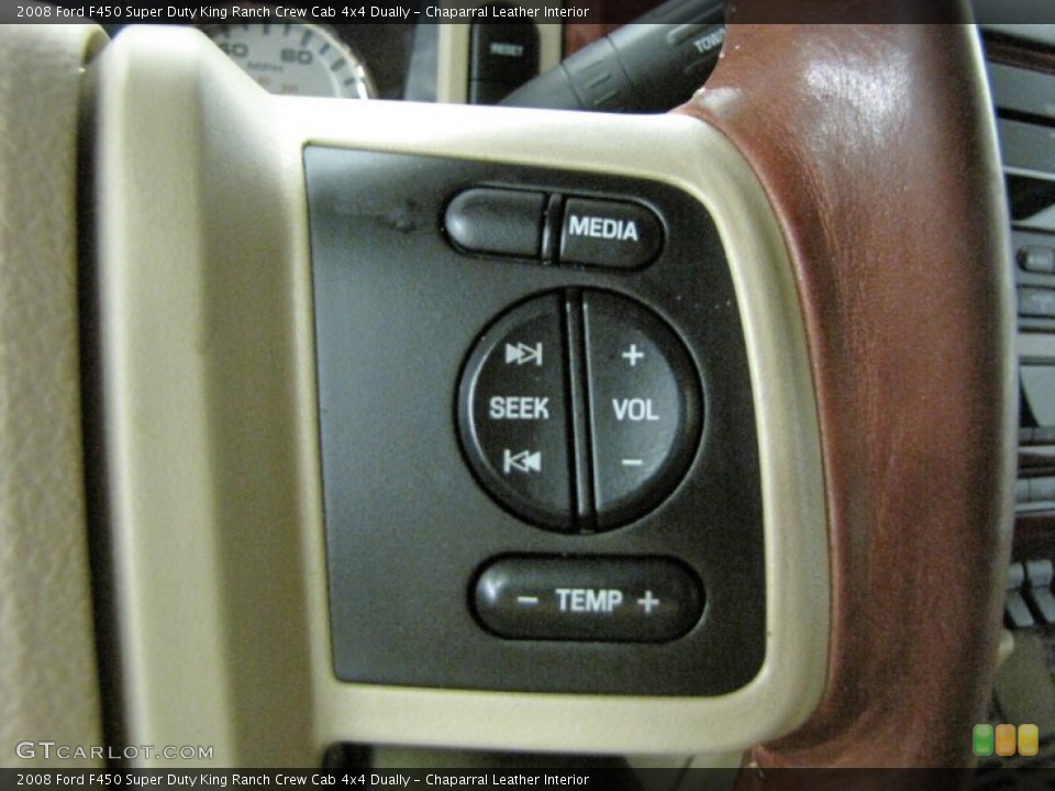 Chaparral Leather Interior Controls for the 2008 Ford F450 Super Duty King Ranch Crew Cab 4x4 Dually #70013397