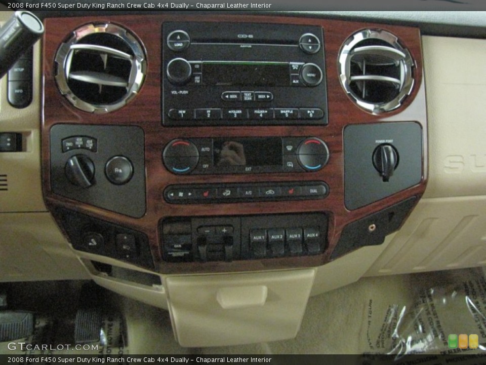 Chaparral Leather Interior Controls for the 2008 Ford F450 Super Duty King Ranch Crew Cab 4x4 Dually #70013476