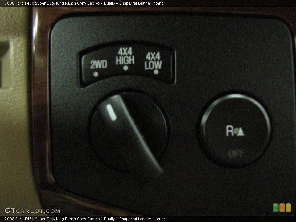 Chaparral Leather Interior Controls for the 2008 Ford F450 Super Duty King Ranch Crew Cab 4x4 Dually #70013578