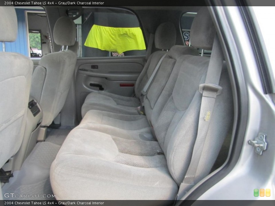 Gray/Dark Charcoal Interior Rear Seat for the 2004 Chevrolet Tahoe LS 4x4 #70013762
