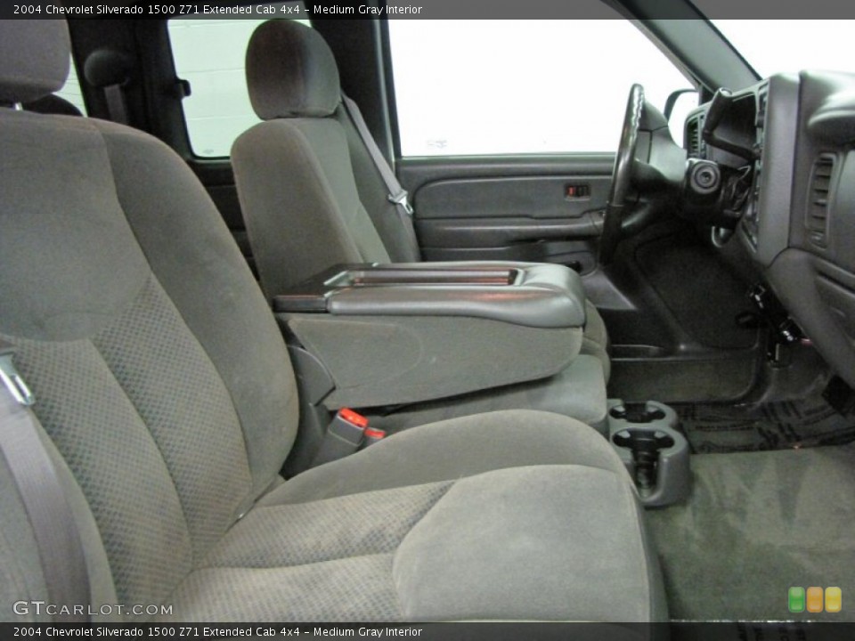 Medium Gray Interior Front Seat for the 2004 Chevrolet Silverado 1500 Z71 Extended Cab 4x4 #70013783