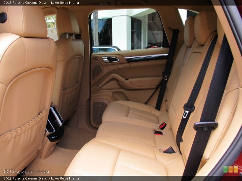 Luxor Beige Interior Rear Seat for the 2013 Porsche Cayenne Diesel #70015036