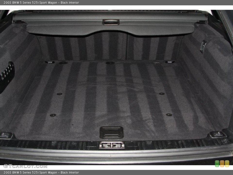 Black Interior Trunk for the 2003 BMW 5 Series 525i Sport Wagon #70015561