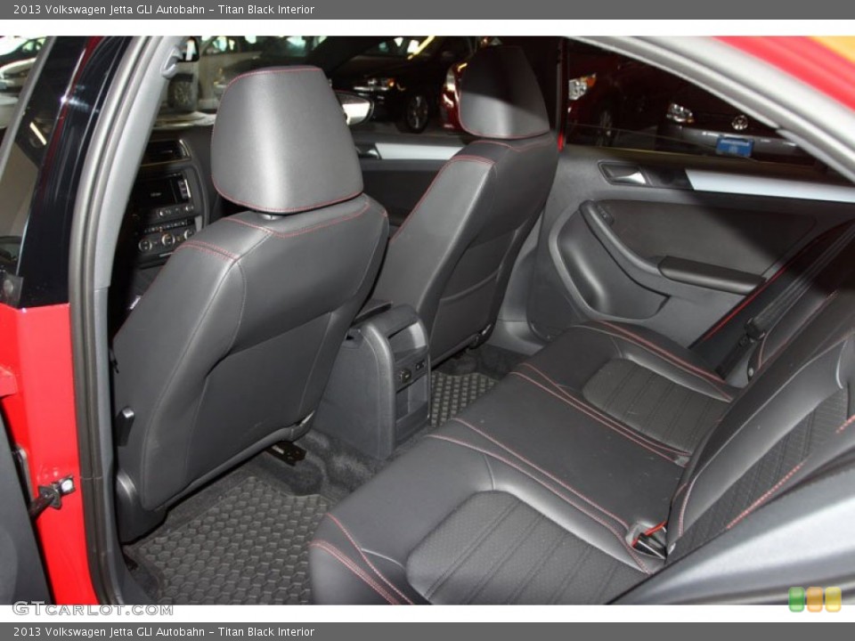 Titan Black Interior Rear Seat for the 2013 Volkswagen Jetta GLI Autobahn #70018792
