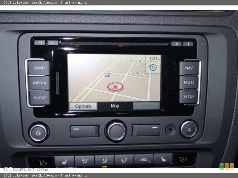 Titan Black Interior Navigation for the 2013 Volkswagen Jetta GLI Autobahn #70018837