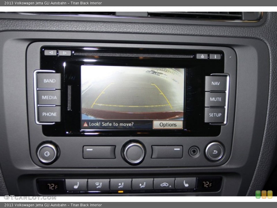 Titan Black Interior Controls for the 2013 Volkswagen Jetta GLI Autobahn #70018849