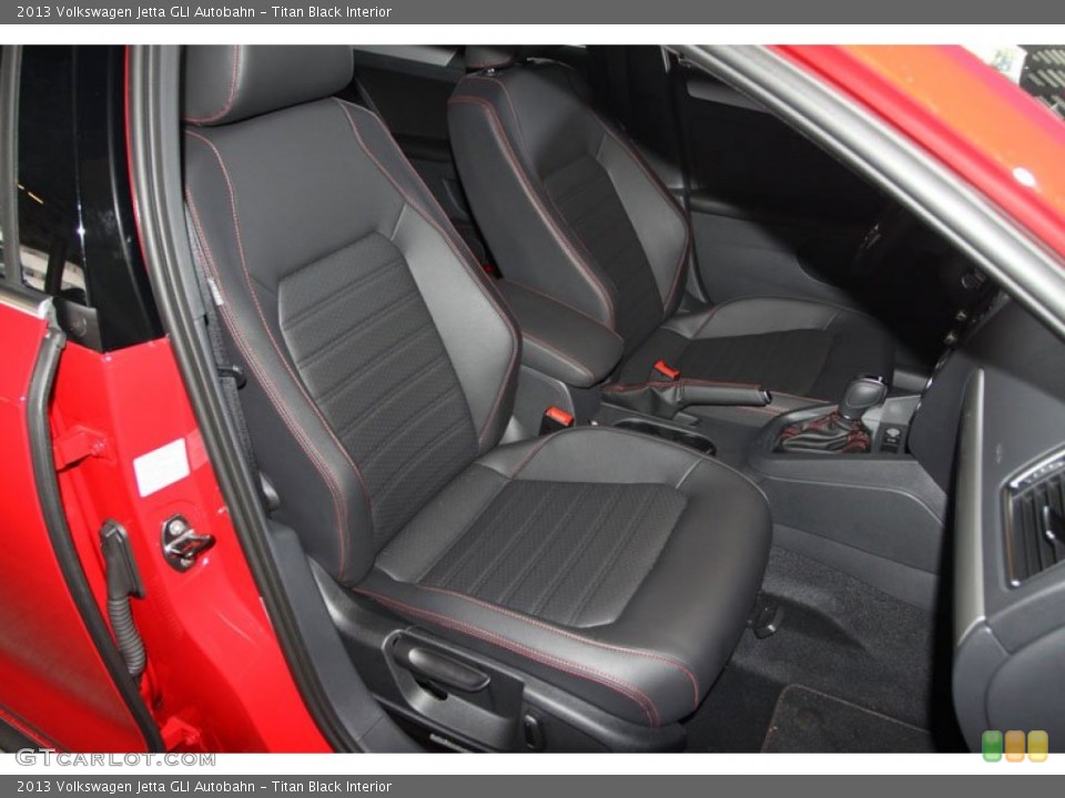Titan Black Interior Front Seat for the 2013 Volkswagen Jetta GLI Autobahn #70018924