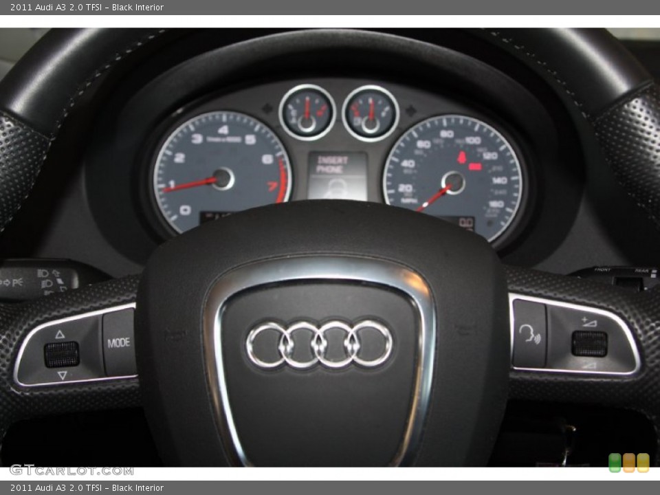 Black Interior Controls for the 2011 Audi A3 2.0 TFSI #70020429