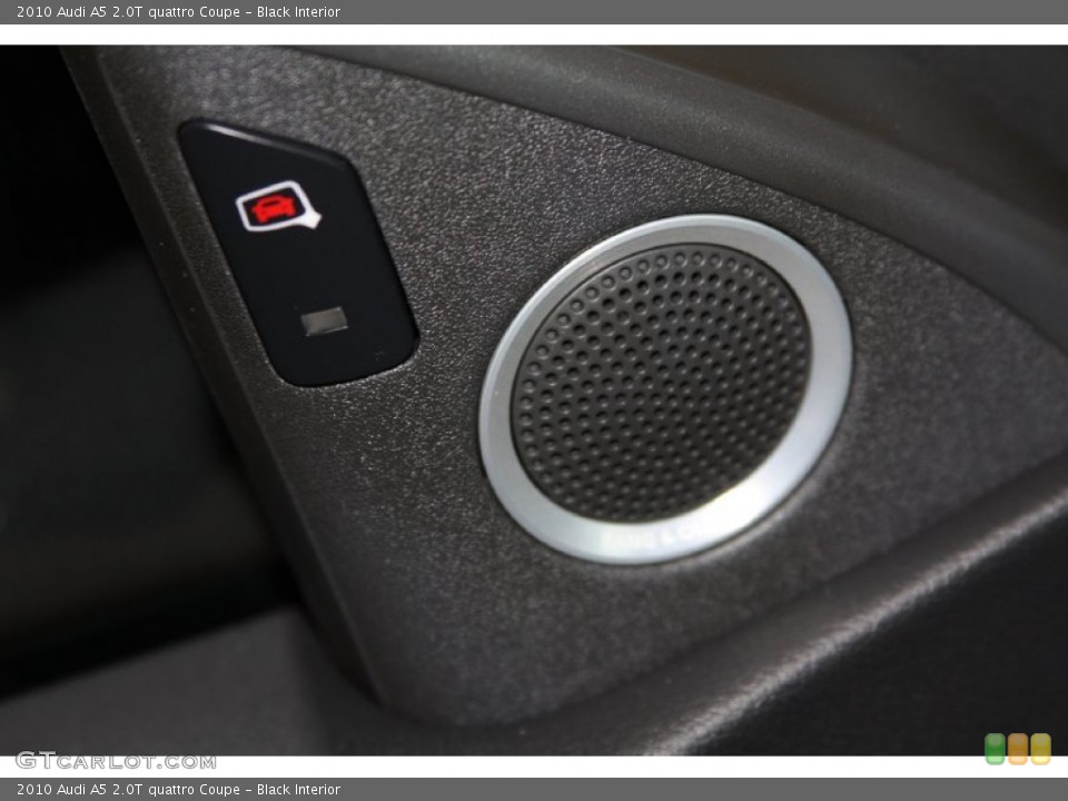 Black Interior Audio System for the 2010 Audi A5 2.0T quattro Coupe #70020613