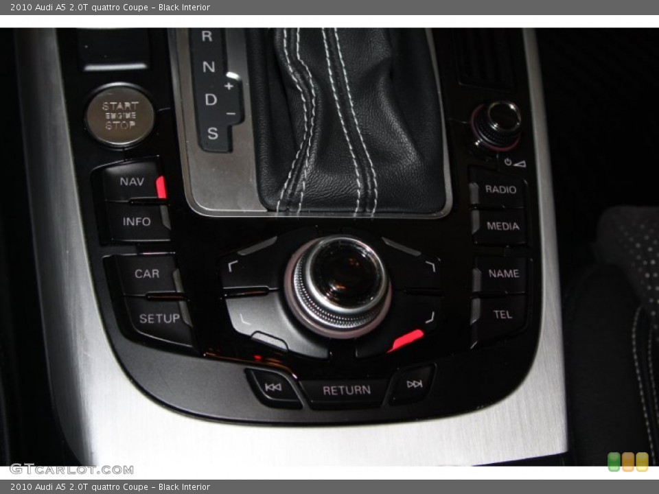 Black Interior Controls for the 2010 Audi A5 2.0T quattro Coupe #70020751