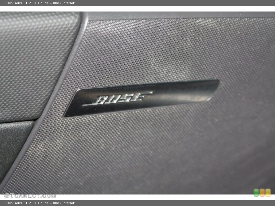Black Interior Audio System for the 2009 Audi TT 2.0T Coupe #70020960