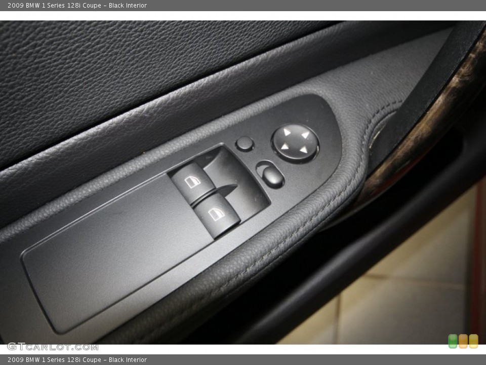 Black Interior Controls for the 2009 BMW 1 Series 128i Coupe #70022097