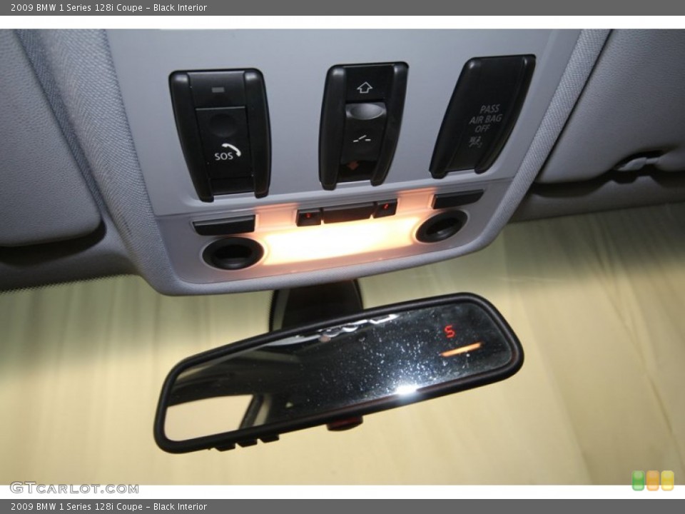 Black Interior Controls for the 2009 BMW 1 Series 128i Coupe #70022133