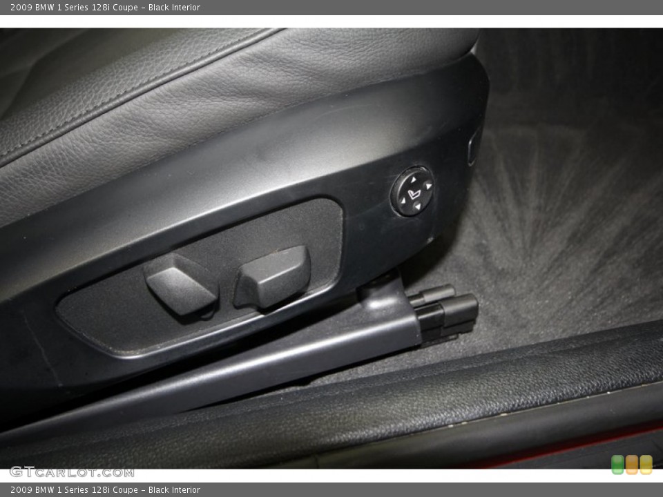 Black Interior Controls for the 2009 BMW 1 Series 128i Coupe #70022271
