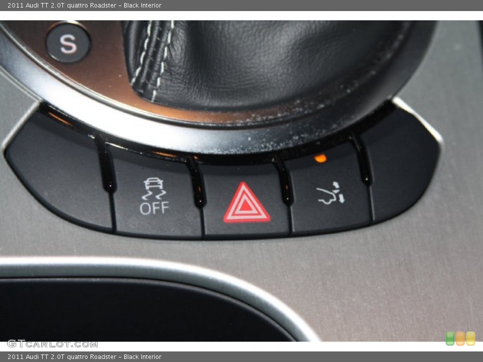 Black Interior Controls for the 2011 Audi TT 2.0T quattro Roadster #70022586