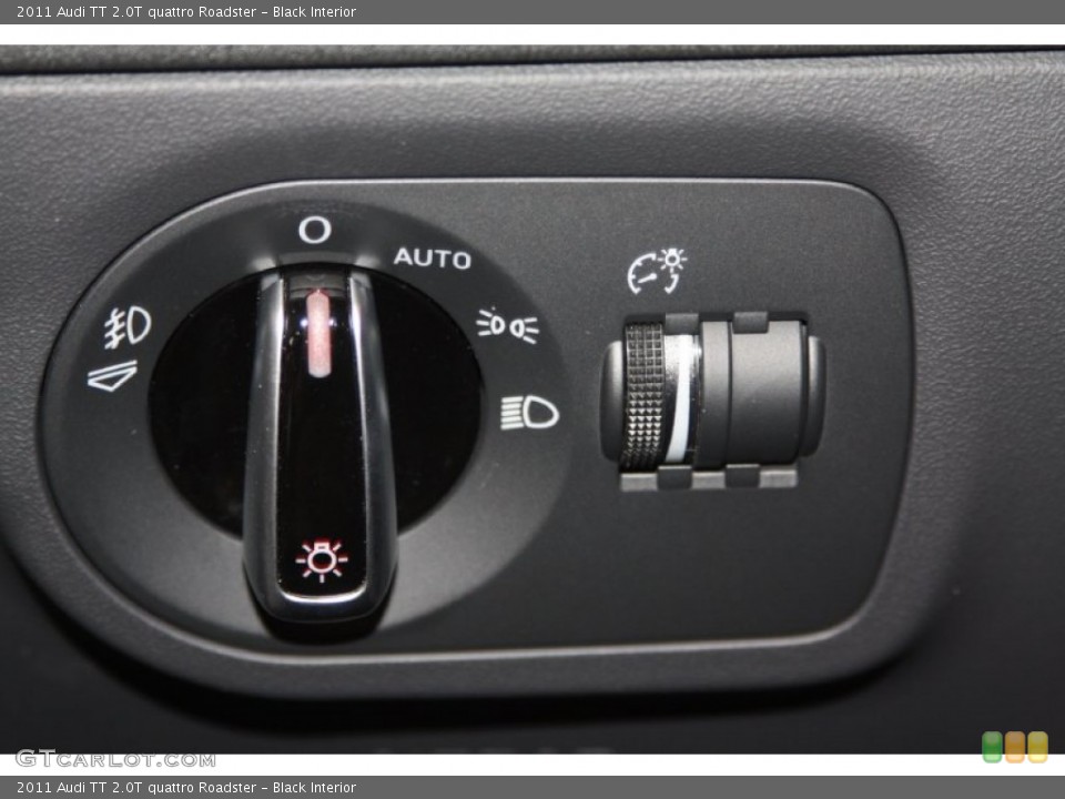 Black Interior Controls for the 2011 Audi TT 2.0T quattro Roadster #70022740