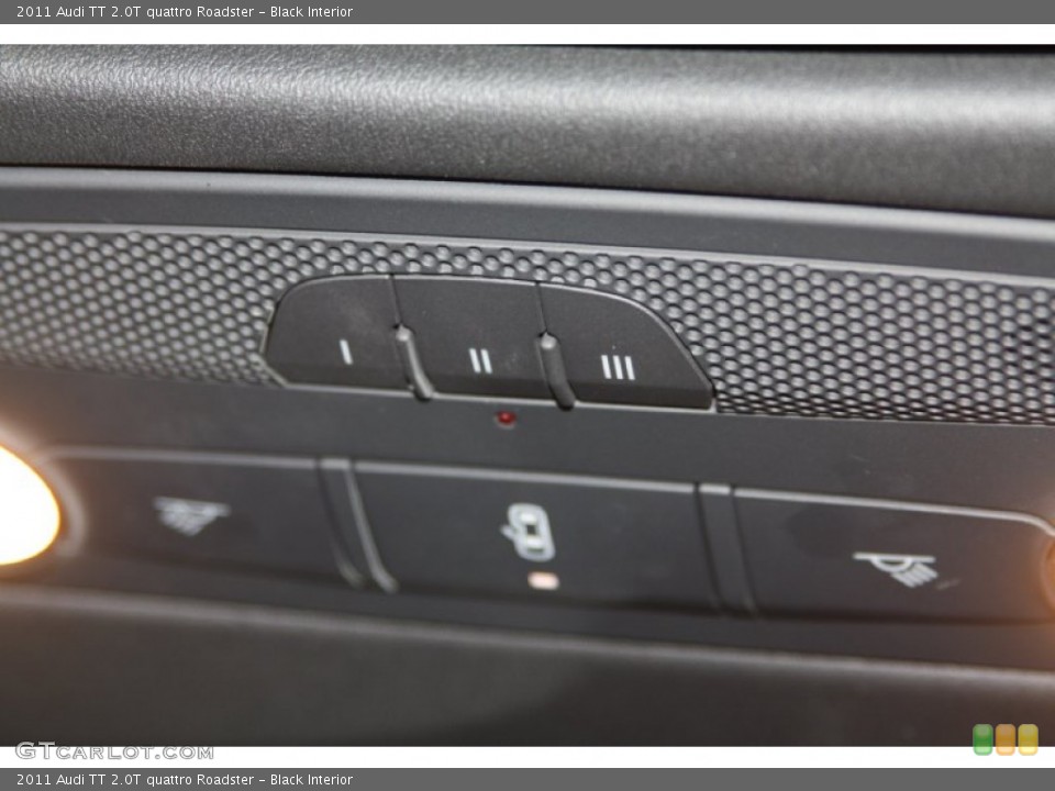 Black Interior Controls for the 2011 Audi TT 2.0T quattro Roadster #70022764