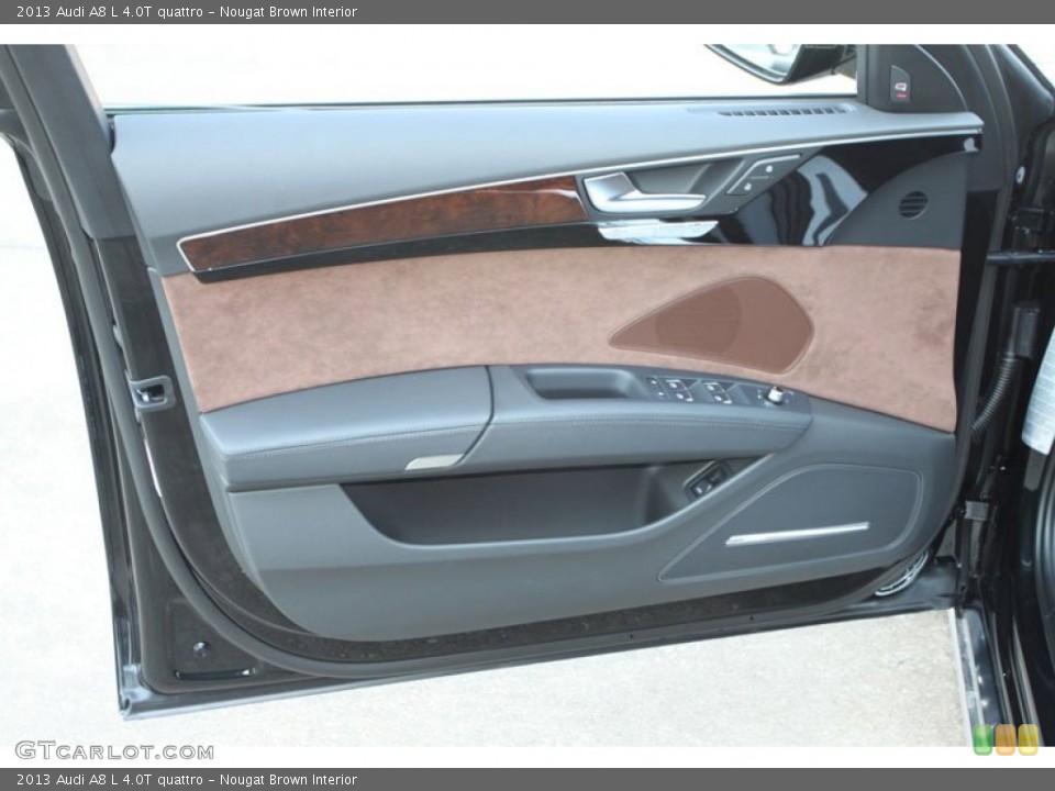 Nougat Brown Interior Door Panel for the 2013 Audi A8 L 4.0T quattro #70023383
