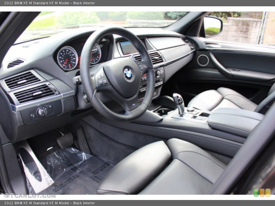 Black Interior Prime Interior for the 2012 BMW X5 M  #70024833