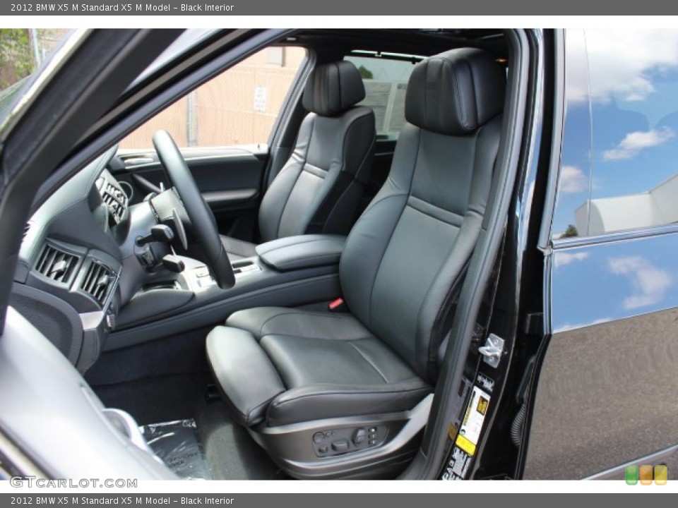 Black Interior Front Seat for the 2012 BMW X5 M  #70024856