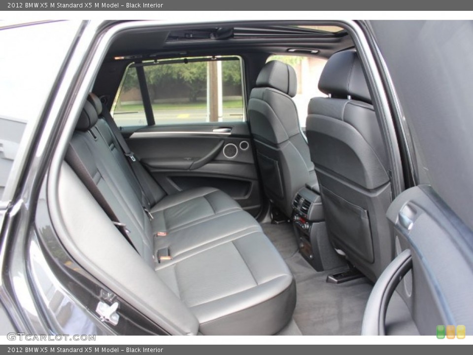 Black Interior Rear Seat for the 2012 BMW X5 M  #70025001