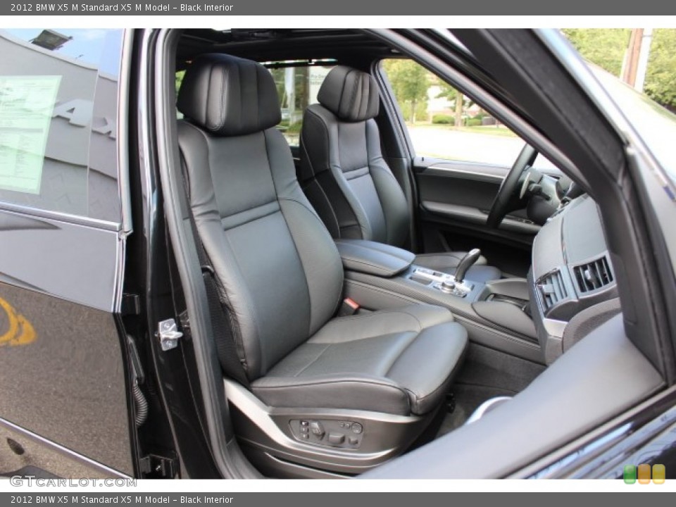Black Interior Photo for the 2012 BMW X5 M  #70025046