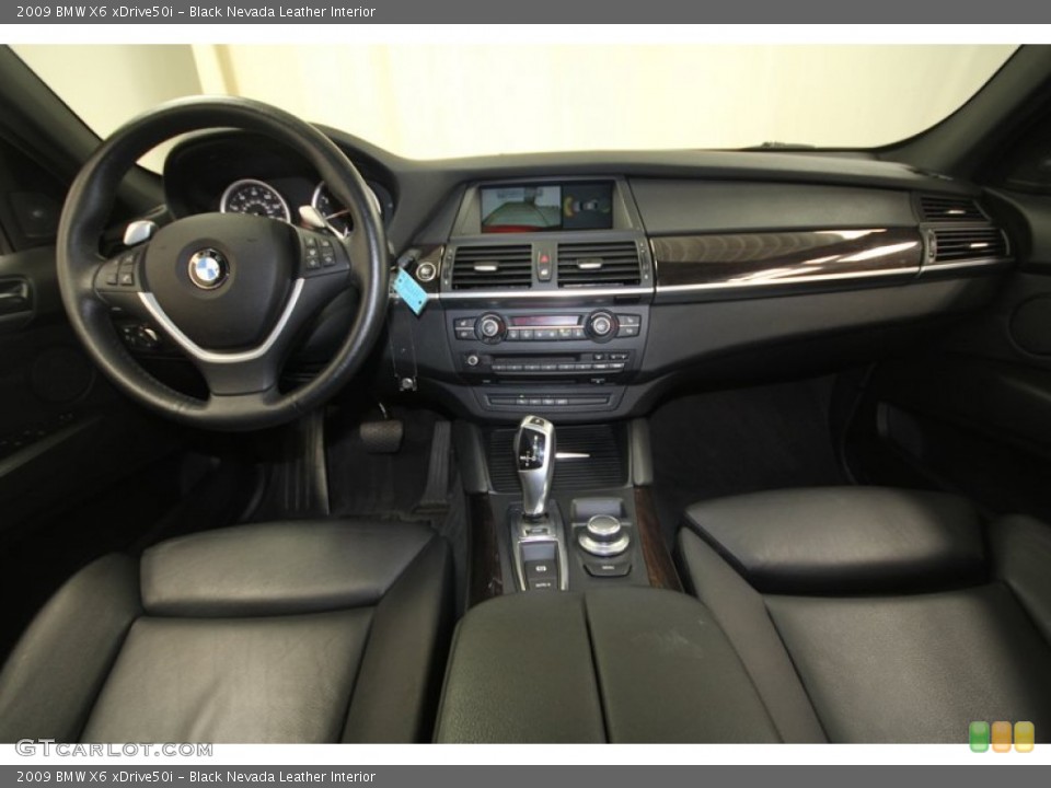 Black Nevada Leather Interior Dashboard for the 2009 BMW X6 xDrive50i #70025796