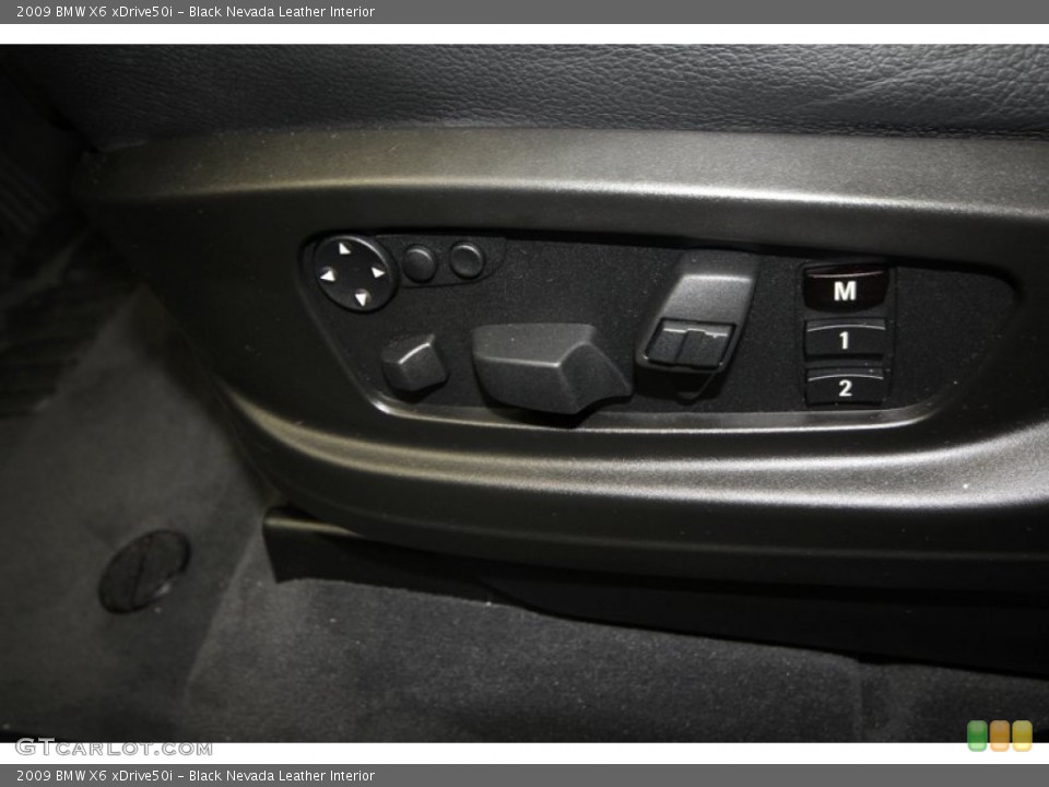 Black Nevada Leather Interior Controls for the 2009 BMW X6 xDrive50i #70025944
