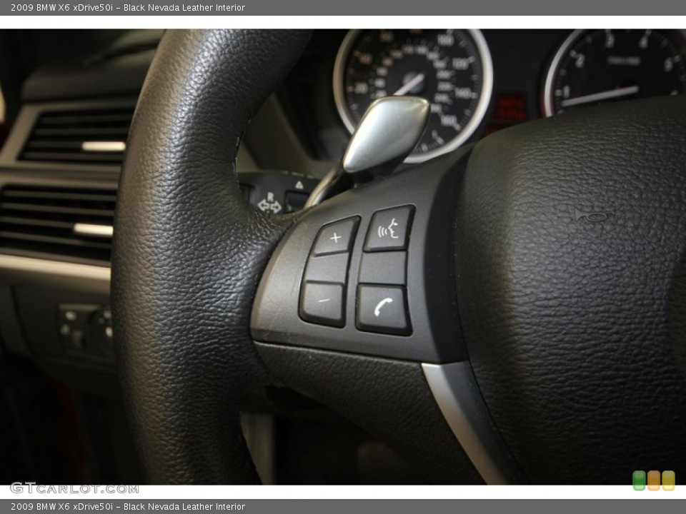 Black Nevada Leather Interior Controls for the 2009 BMW X6 xDrive50i #70026088