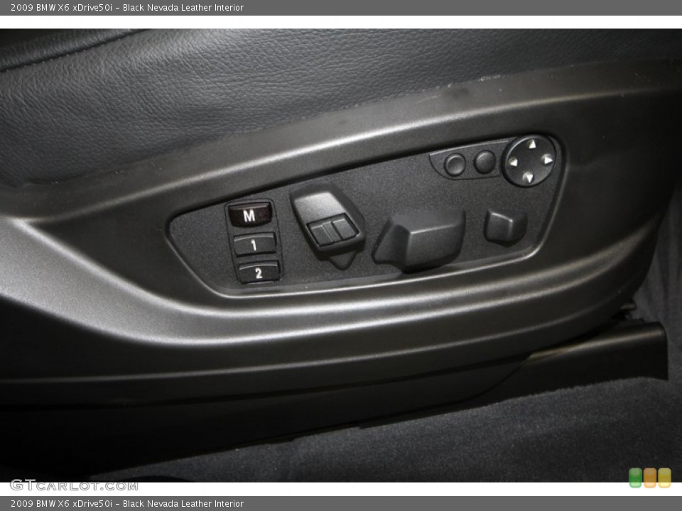 Black Nevada Leather Interior Controls for the 2009 BMW X6 xDrive50i #70026244