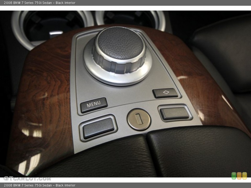 Black Interior Controls for the 2008 BMW 7 Series 750i Sedan #70026552