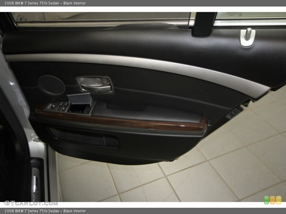 Black Interior Door Panel for the 2008 BMW 7 Series 750i Sedan #70026770