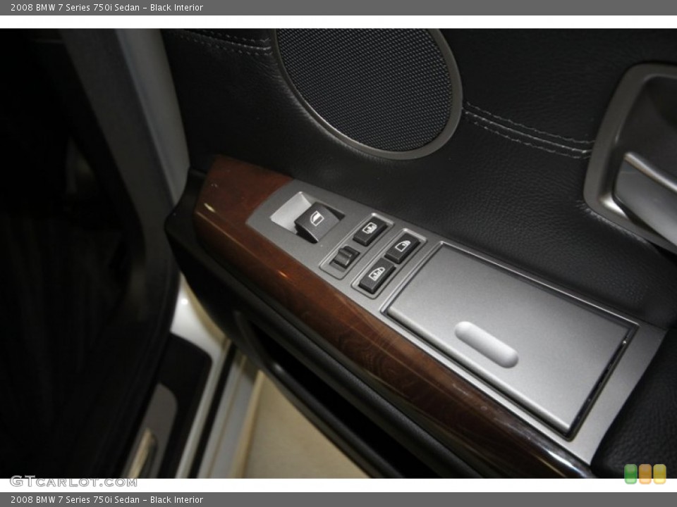 Black Interior Controls for the 2008 BMW 7 Series 750i Sedan #70026781