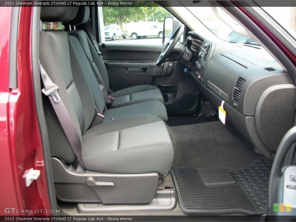 Ebony Interior Front Seat for the 2013 Chevrolet Silverado 2500HD LT Regular Cab 4x4 #70027616