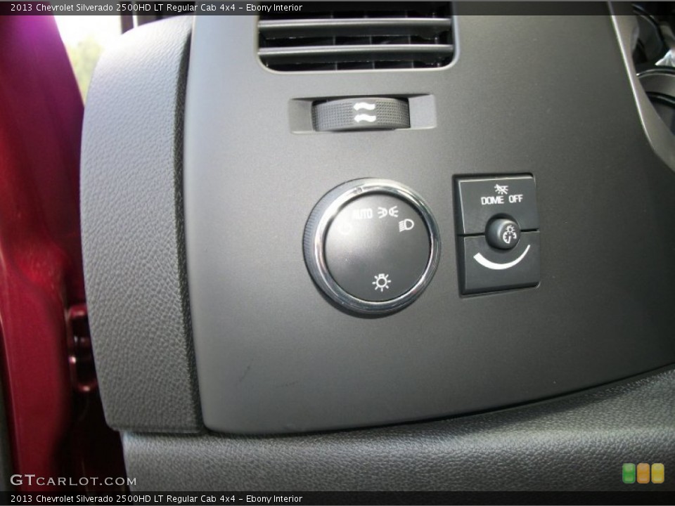 Ebony Interior Controls for the 2013 Chevrolet Silverado 2500HD LT Regular Cab 4x4 #70027724